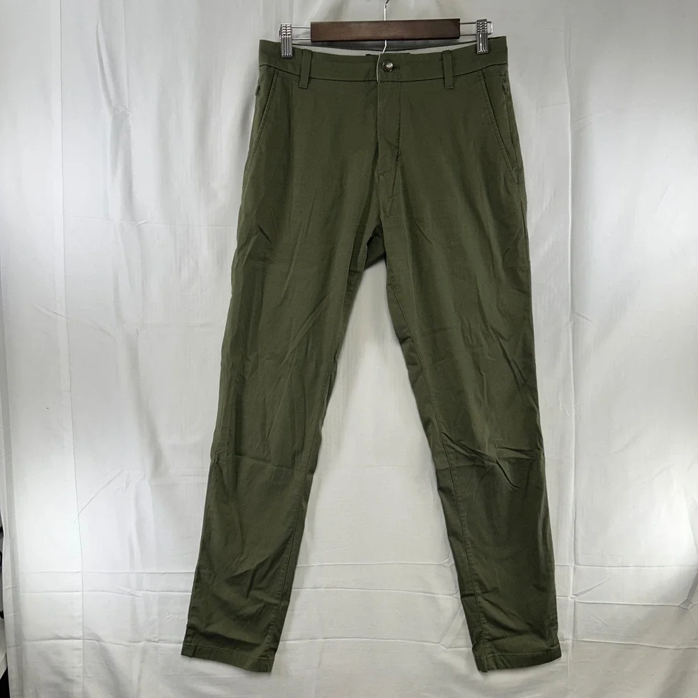 Birddogs Khaki Pants Mens 30x32 Olive Green Stretch Chino